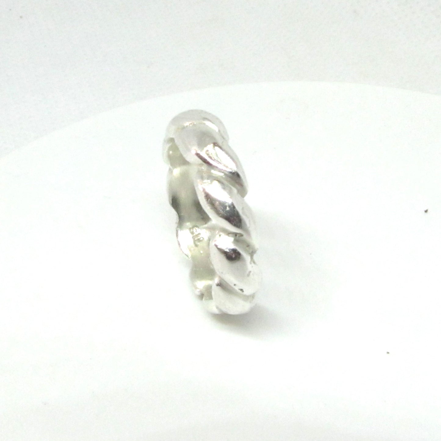 Sterling silver rope ring ZA